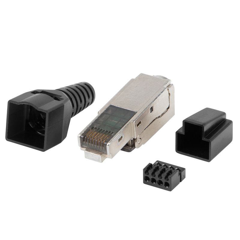 Conector Lanberg RJ45 CAT.6 FTP 8P8C sin herramientas plata PLS-6000TL - RD14400 - 01