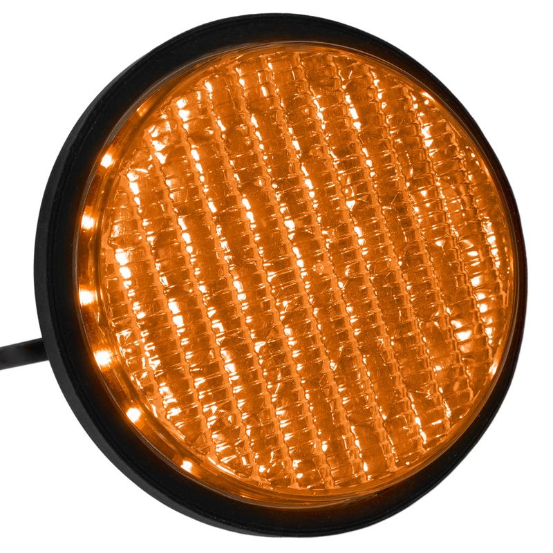 Luz LED para semáforo IP65 100mm de 12-24V amarillo - SM01900 - 01