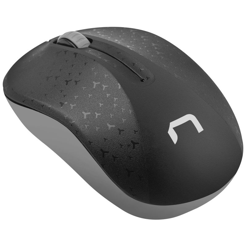 Ratón óptico inalámbrico Natec Toucan 1600DPI negro/gris NMY-1650 - NT25400 - 01