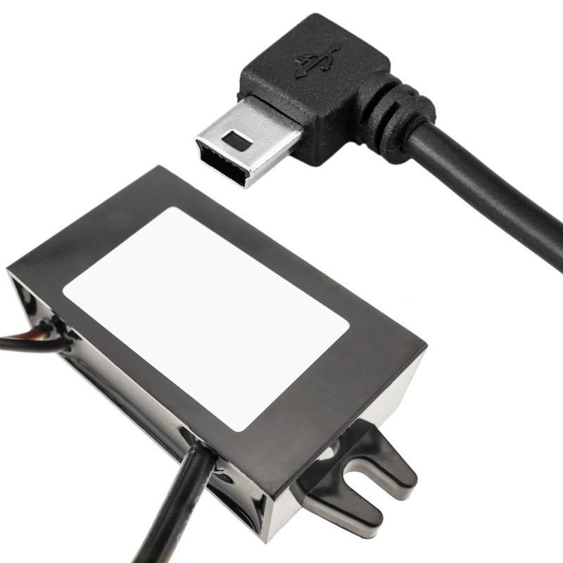 Conversor DC-DC 15W de 12V a 5V 3A con conector USB miniUSB-macho - AV00900 - 01