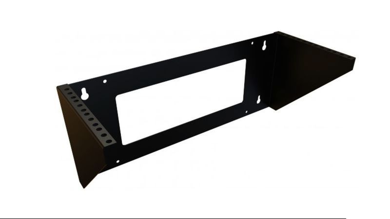 Mural abierto vertical 19" 4U (487.5 x 195.4 x 195.4 mm) negro - RK 1904 - 01