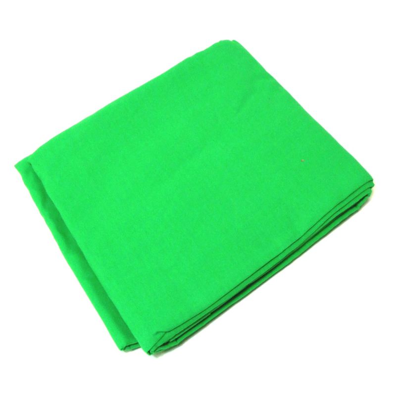 Fondo de tela de 180x300 cm de color cromakey verde - EQ00600 - 01
