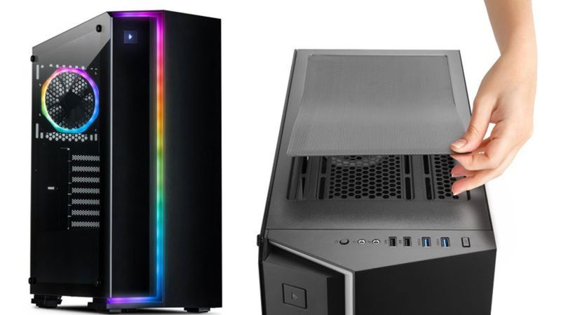 Caja ATX gaming S-3906 Renegade lateral vidrio templado RGB USB 3.0 x 2 / 2.0 x 2 - TK 0232 - 01