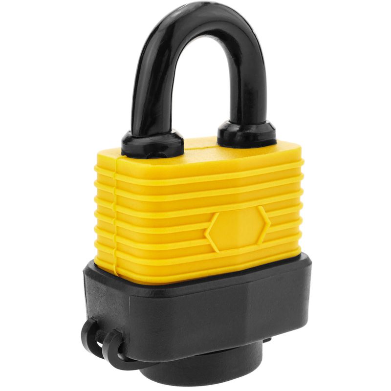 Candado de seguridad acero con protección exterior IP44 30mm arco 62mm - LK03300 - 01