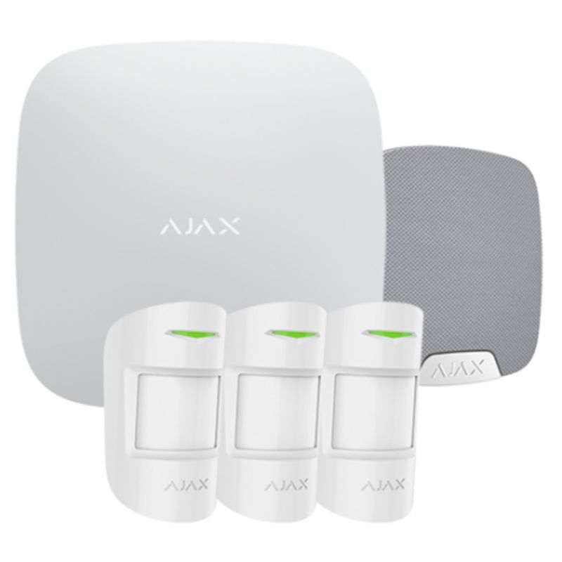 Ajax Hubkit Pro S - Kit de alarma profesional Certificado Grado 2 - AJ-HUBKIT-PRO-S - 01