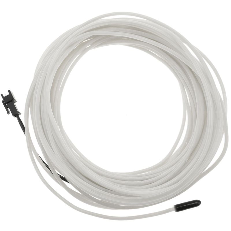 Cable electroluminiscente blanco-azul de 3.2mm en bobina 10m de cable conectada a 220VAC - NW05300 - 01