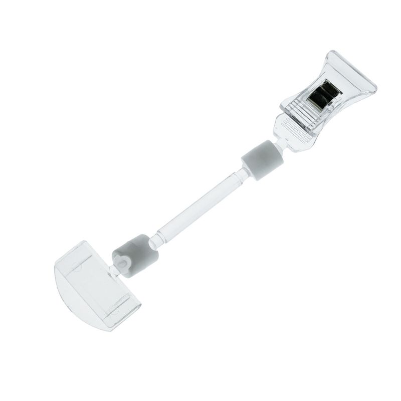 Soporte de metacrilato para un cartel o anuncio tipo pinza 50mm - SV05500 - 01