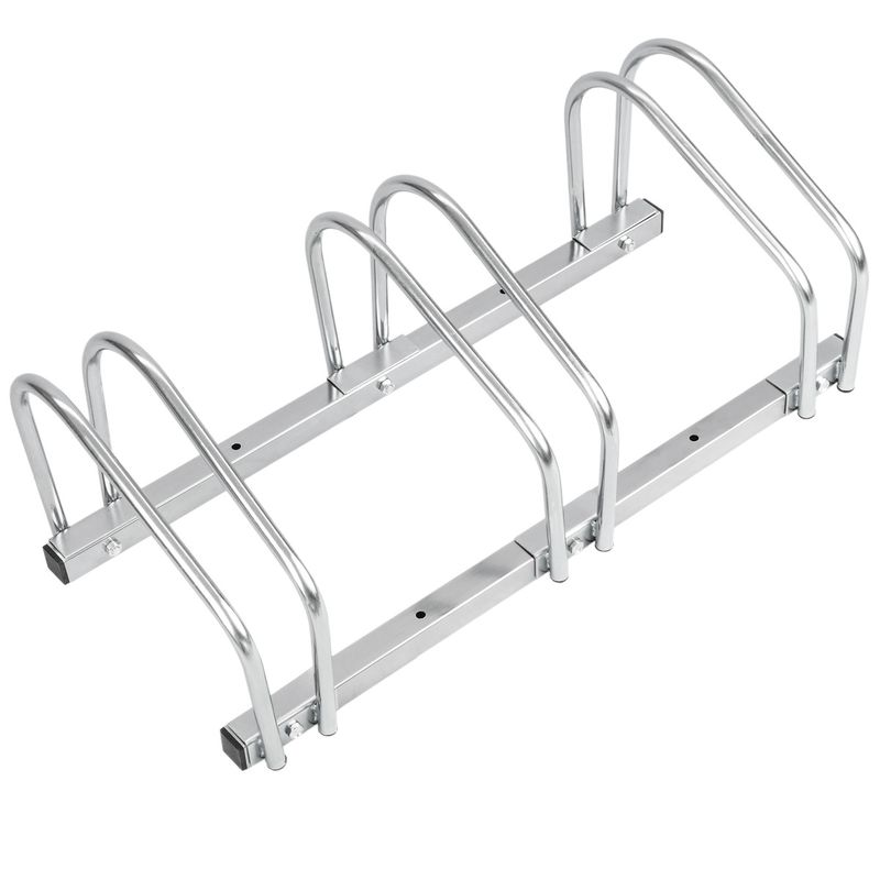 Soporte para aparcar bicicletas en suelo o pared Aparcamiento para 3 bicis - BK00200 - 01