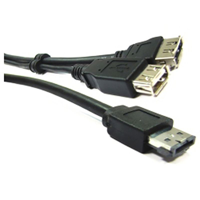 Cable eSATAp o eSATA+USB (M/USB-AH+eSATA-H) 1m - UE03200 - 01