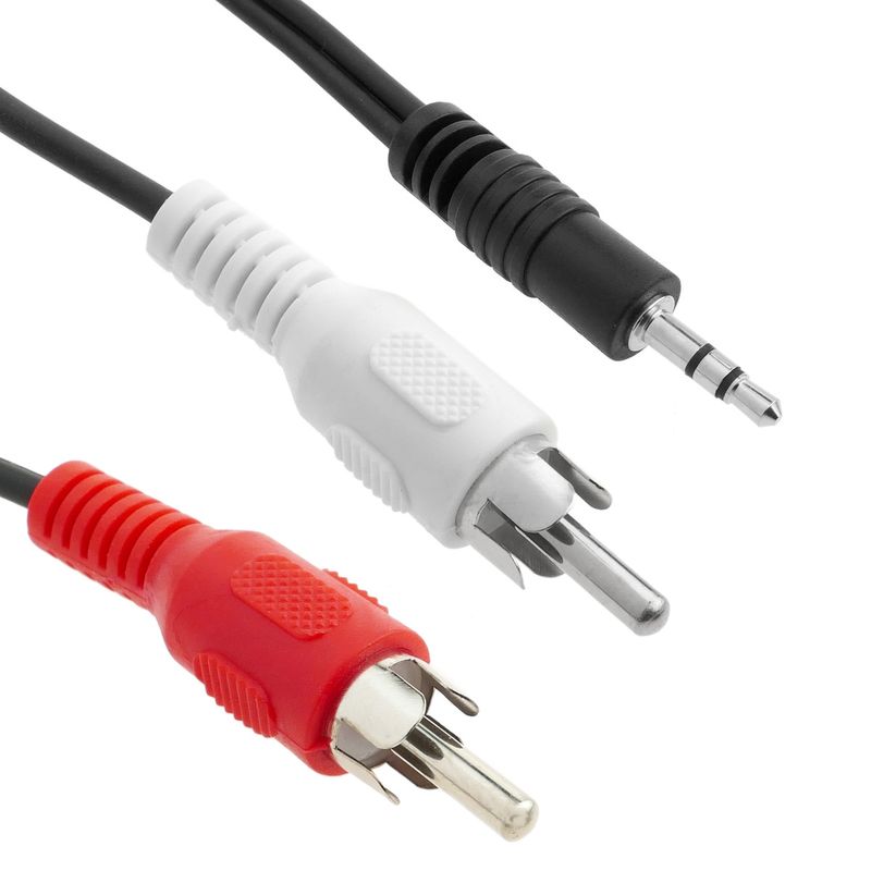 Cable Audio Stereo MiniJack 3.5 M a RCA-M 10m - TV09400 - 01