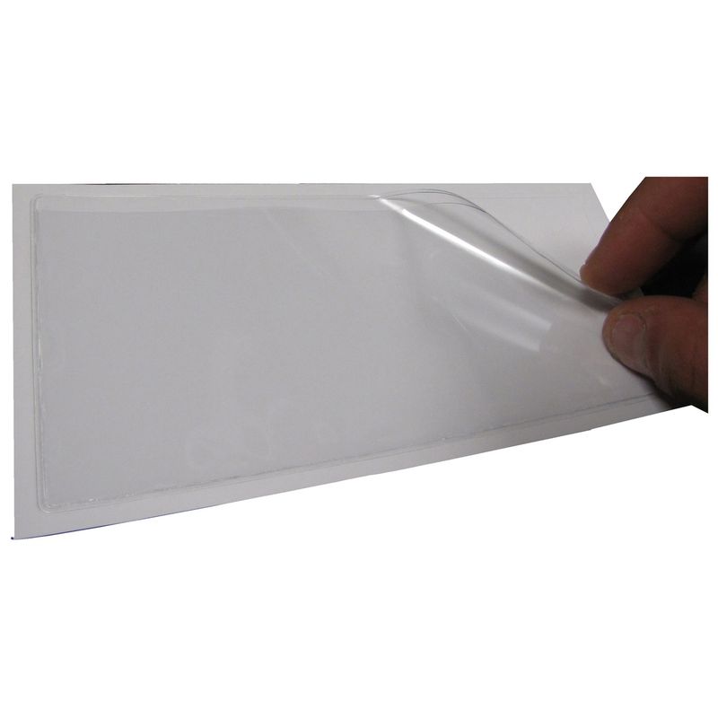 Bolsillo autoadhesivo trapezoide 155 x 90 mm (10 uds) - OG00300 - 01