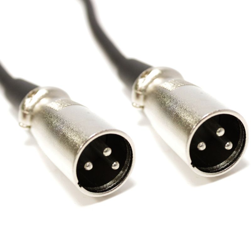 Cable DMX DMX512 XLR 3pin macho a XLR 3pin macho 1m - XN01200 - 01