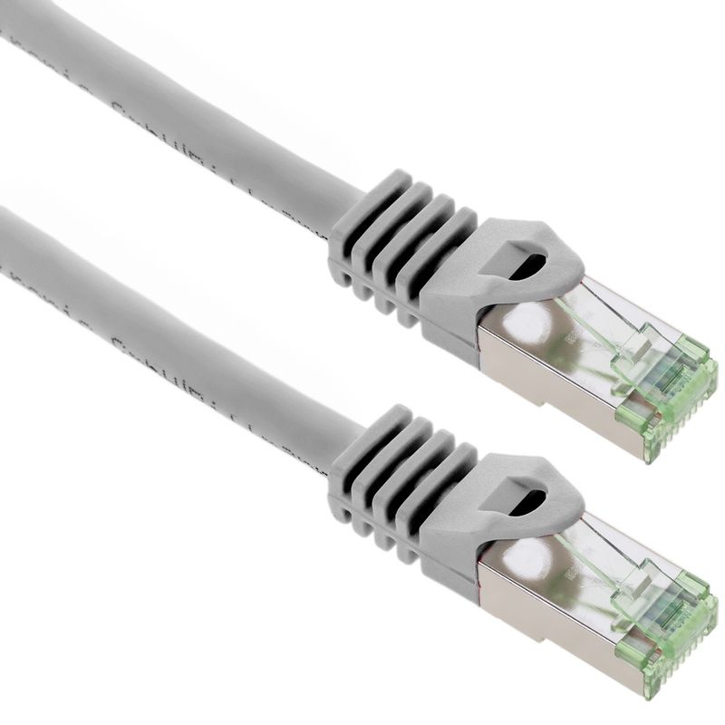 Cable de red ethernet Cat. 8.1 S/FTP de 1 m de color gris - RY45300 - 01