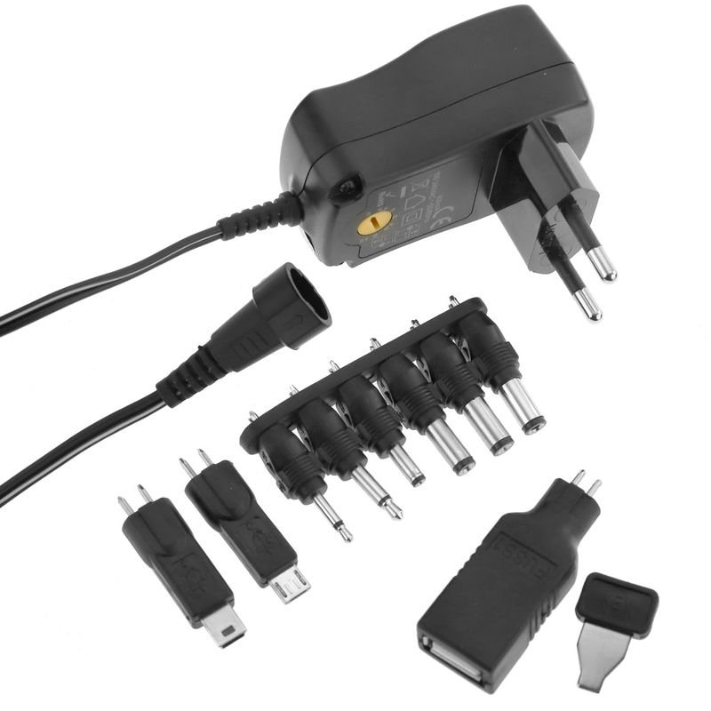 Alimentador universal 100-240 VAC a DC multi-voltaje 7.2 W - VF02600 - 01