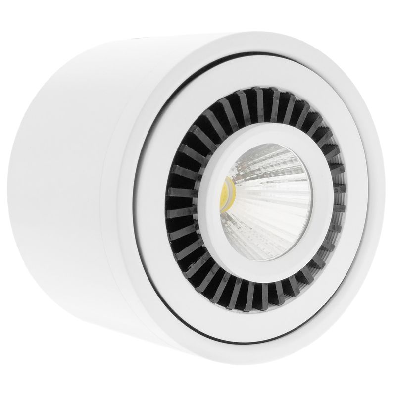 Foco LED de superficie Lámpara COB 9W 220VAC 6000K blanca 85mm - NE04500 - 01