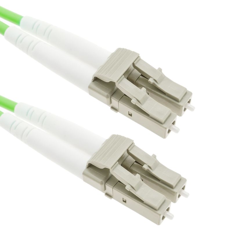 Cable de fibra óptica OM5 multimodo duplex 50µm/125µm LC/PC a LC/PC 100Gb de 2 m - GC06300 - 01