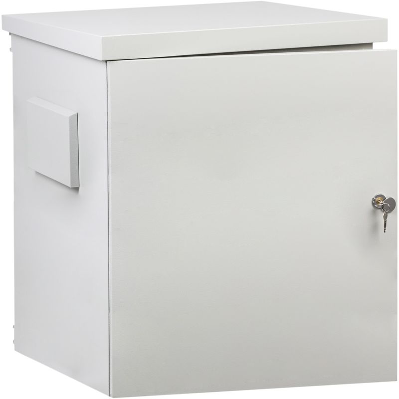 Armario rack 19" para exterior IP55 de 12U blanco SOHORack GO 600x600x681 mm - WX07300 - 01