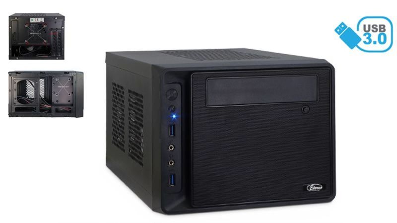 Caja mini-ITX 2 x 2.5", 3 x 3.5", 2 x USB 3.0 Negra - TK 0418 - 01