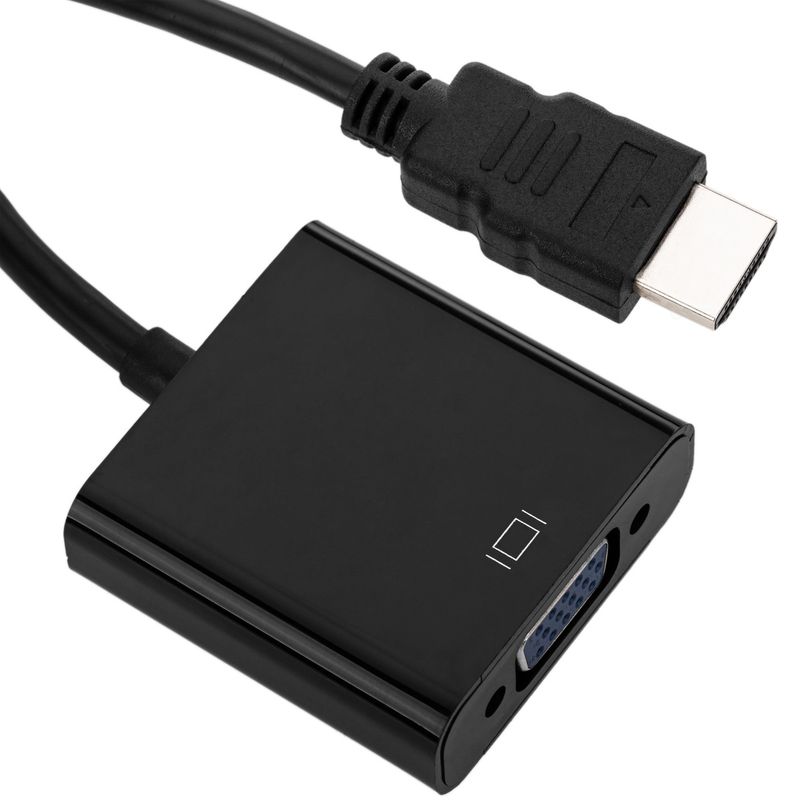 Conversor adaptador HDMI a VGA con audio minijack 10cm - HC07900 - 01