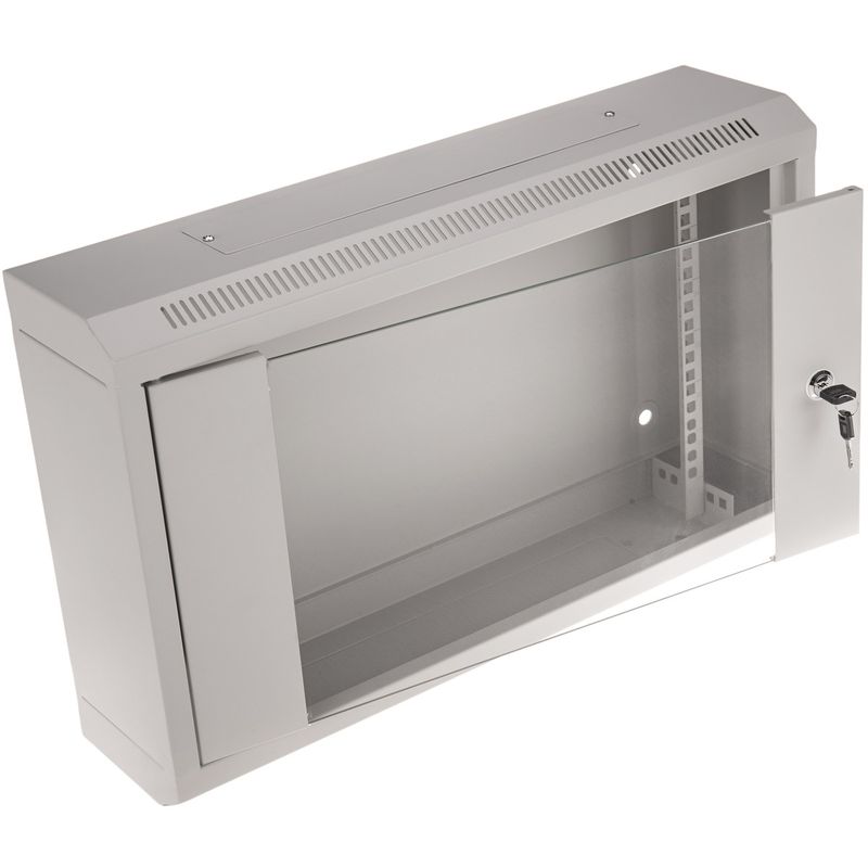 Armario rack mural 19'' 6U 600x150x370mm pared SOHORack blanco - WR02200 - 01