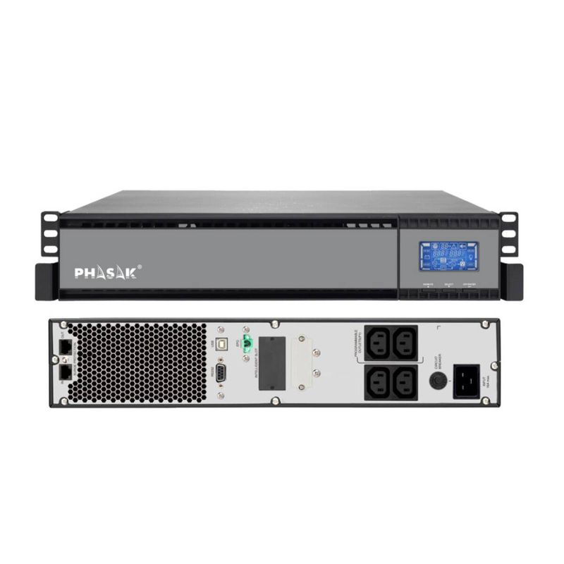 SAI Phasak 1500VA Online Rack LCD - PH 9315 - 01
