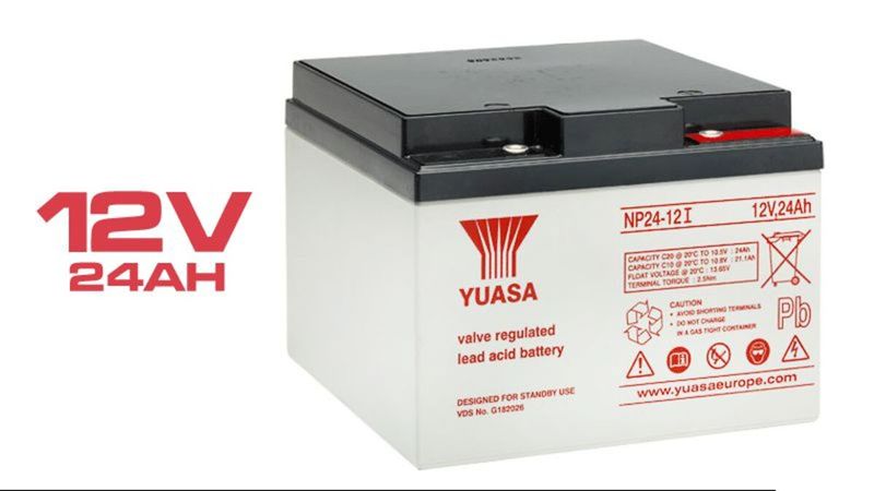 Batería Yuasa NP24-12I plomo-ácido 12V 24A - NP24-12I - 01