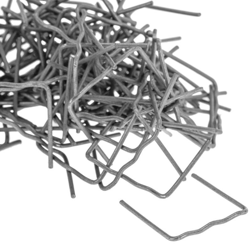 100 unidades grapas soldadura para plástico 0.6mm superficies planas para pistola caliente reparación piezas de plástico y parachoques - YD12100 - 01