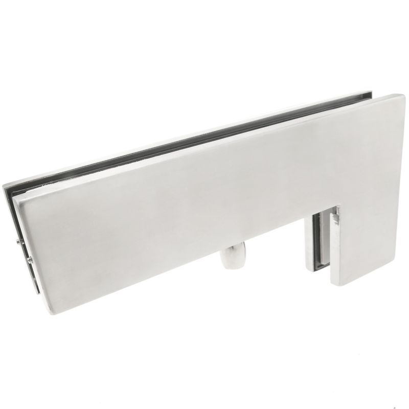 Pernio y bisagra L-fija superior de aluminio para puerta de cristal para cierrapuertas de suelo - LK08300 - 01