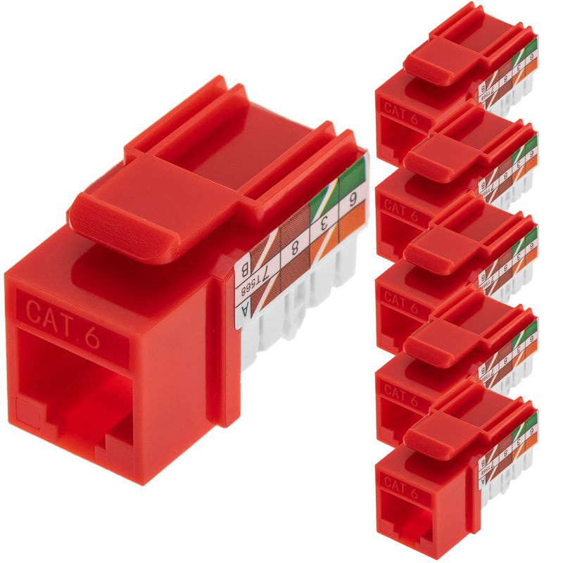 Keystone RJ45 hembra TB110 Cat. 6 UTP pack de 6 unidades - RC10700 - 01