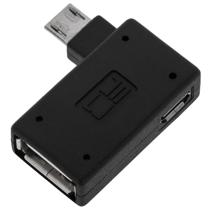 Adaptador OTG a MicroUSB con alimentación por la derecha - MH02600 - 01