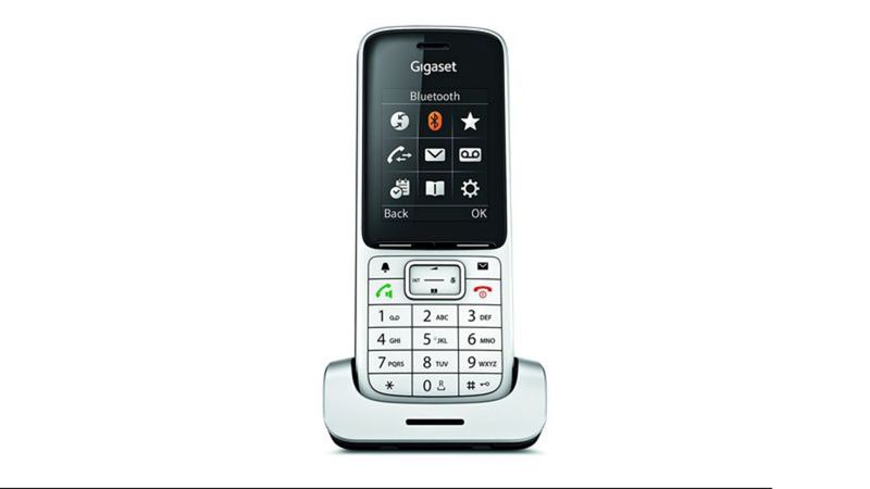 Teléfono inalámbrico Gigaset SL450H gráfico 2.4" Bluetooth Micro USB Gris - TLF 450 - 01