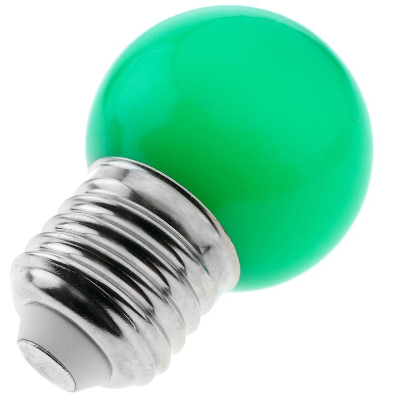 Bombilla LED G45 E27 230VAC 1W luz verde - NT09500 - 01