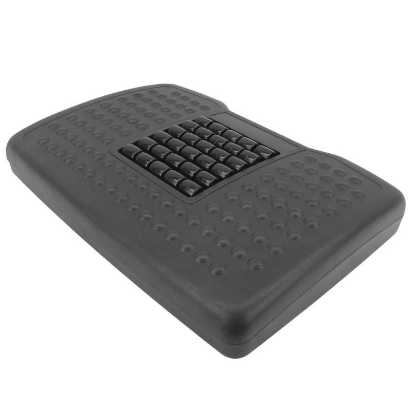 Reposapiés con plataforma ajustable de plástico negro 455 x 330 mm 6 niveles - S101500 - 01
