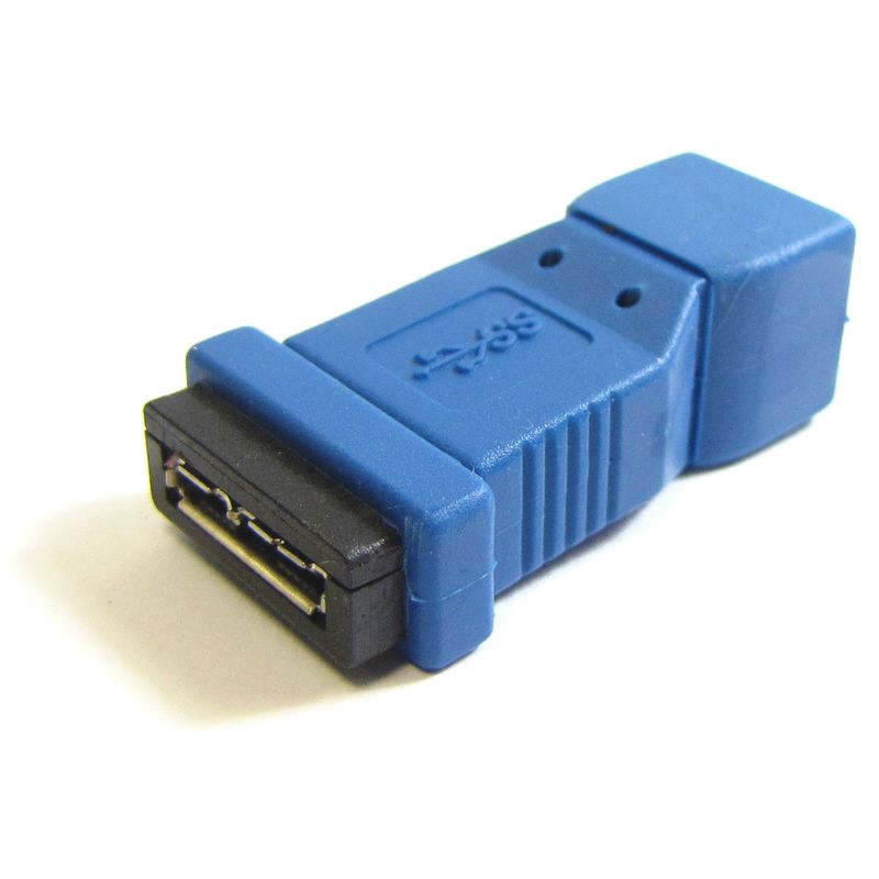 Adaptador USB 3.0 a USB 2.0 (MicroUSB AB Hembra a MicroUSB AB Hembra) - UY07000 - 01