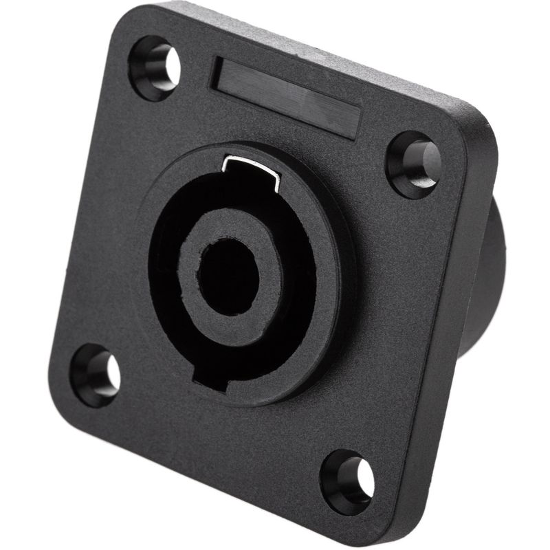 Conector speakon NL4 4polos hembra chapa plástico - XP03500 - 01