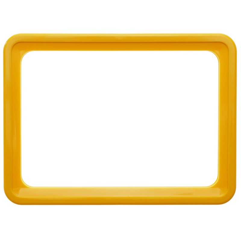 Marco para letreros y carteles A3 427x304mm amarillo para rotulación - SU03200 - 01