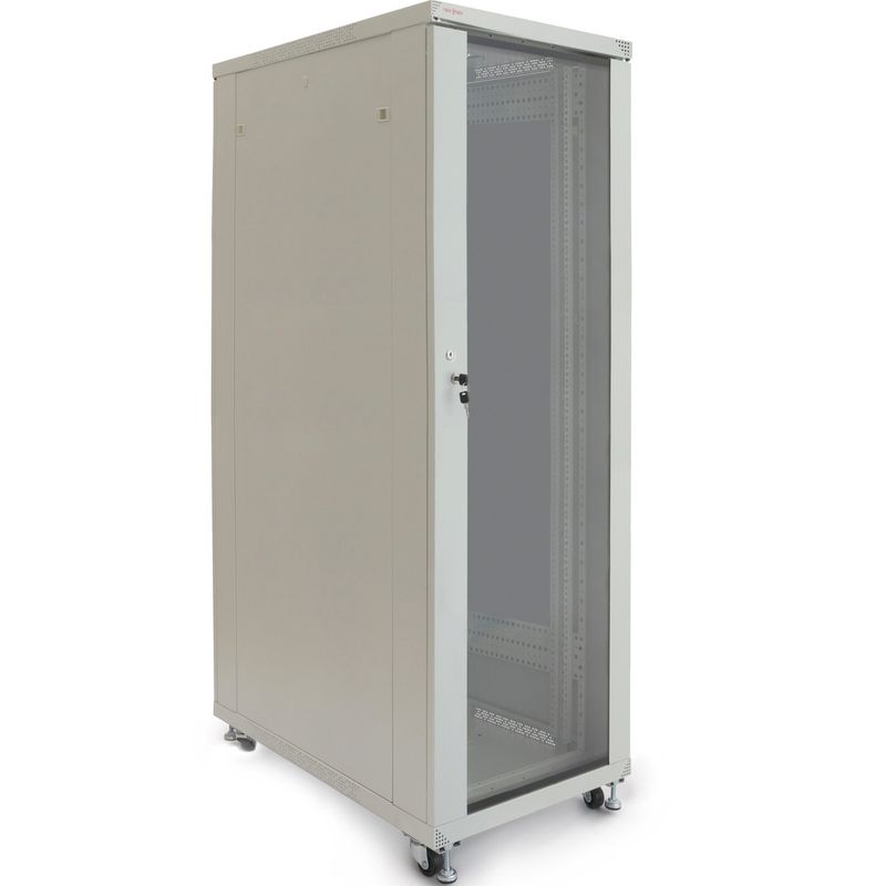 Armario rack 19" de pie 42U 600x1000x2000mm blanco MobiRack de RackMatic - WR07300 - 01