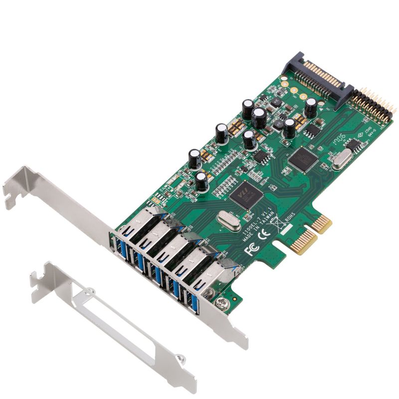 Tarjeta PCI-Express a SuperSpeed USB 3.0 de 5 puertos externos con bajo perfil - UU01000 - 01