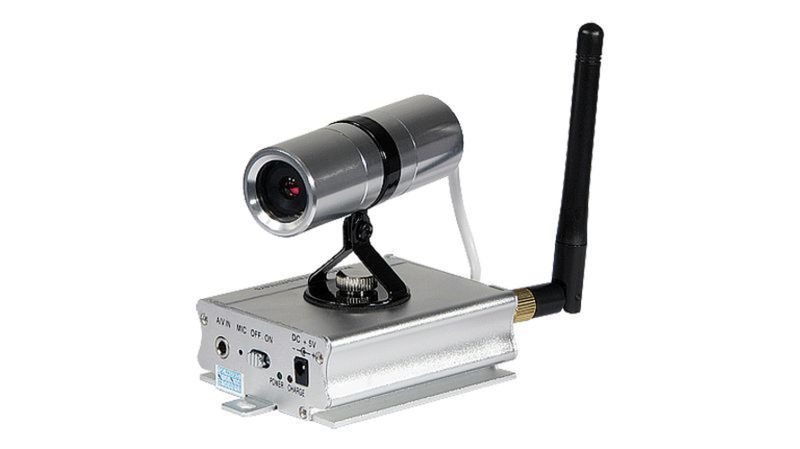 Cámara larga distancia Wireless 2.4 GHz con batería y micrófono - VDV 104 - 01