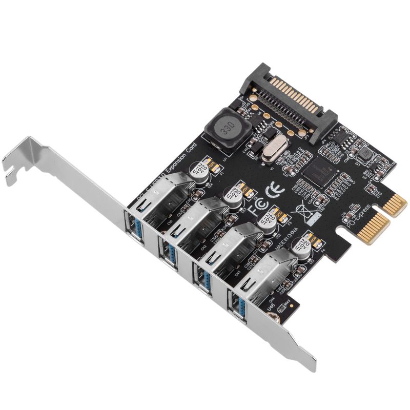 Tarjeta PCI-Express a SuperSpeed USB 3.0 de 4 puertos externos - UU00500 - 01