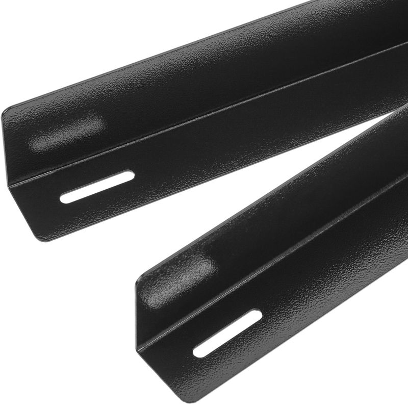 Guías laterales fijas de soporte para armario rack 19 negro 350mm - RM04100 - 01