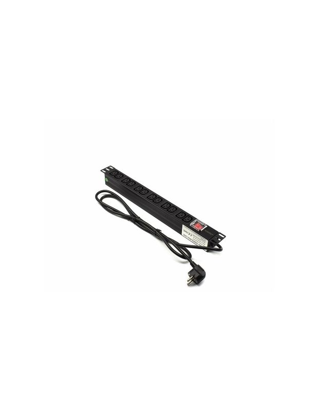Regleta rack 19"; 12 X IEC con interruptor Lapara Networking - LA-00030512 - 01