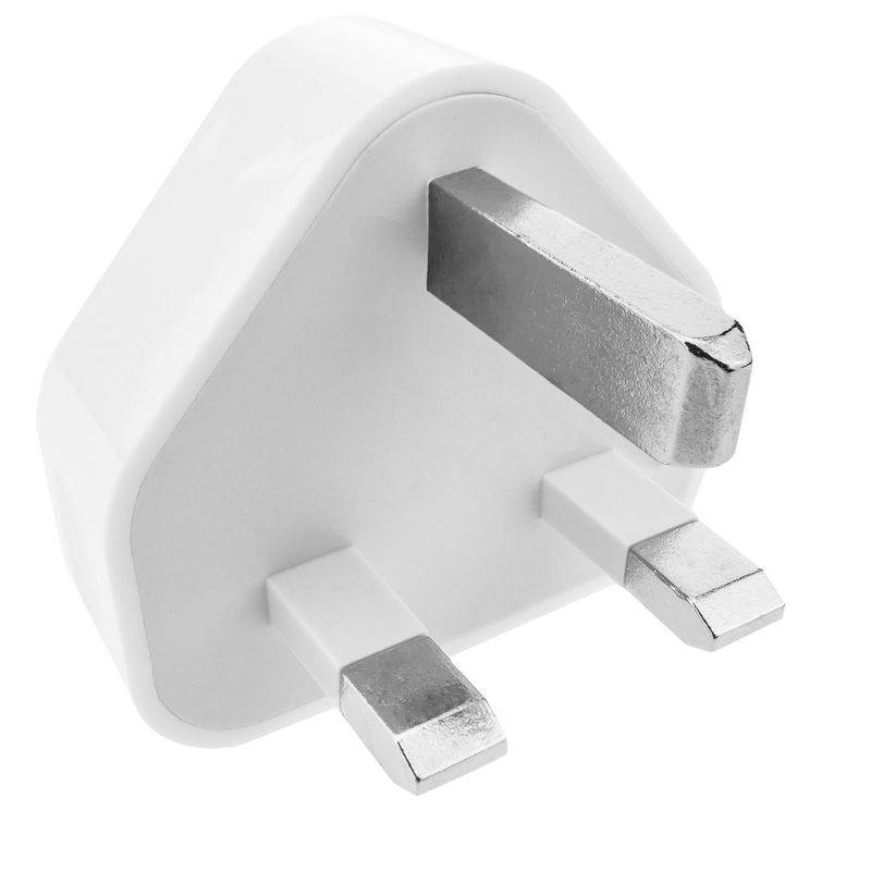 Fuente de alimentación UK 220VAC a USB A hembra 5VDC 1A - AU01200 - 01