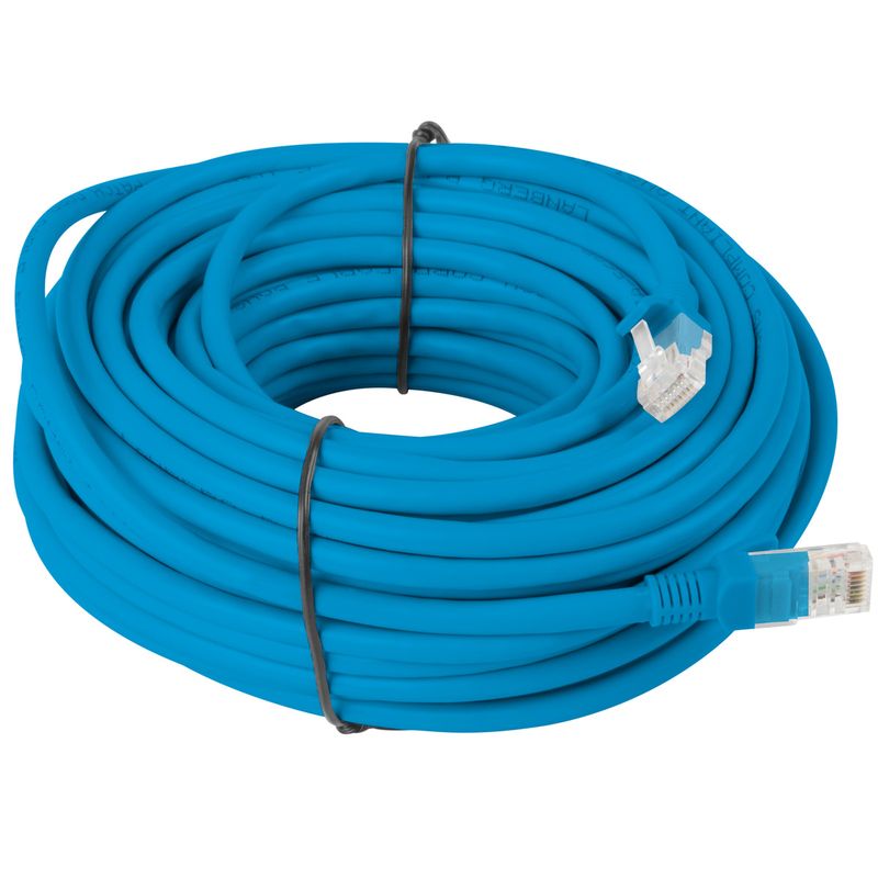 Cable de red ethernet Cat. 6 UTP de 20 m de color azul fluke tested PCU6-10CC-2000-B - RU18900 - 01