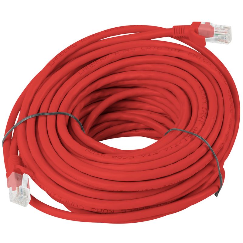 Cable de red ethernet Cat. 6 UTP de 15 m de color rojo PCU6-10CC-1500-R - RJ20400 - 01