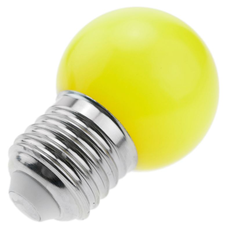 Bombilla LED G45 E27 230VAC 0,5W luz amarilla - NT09400 - 01