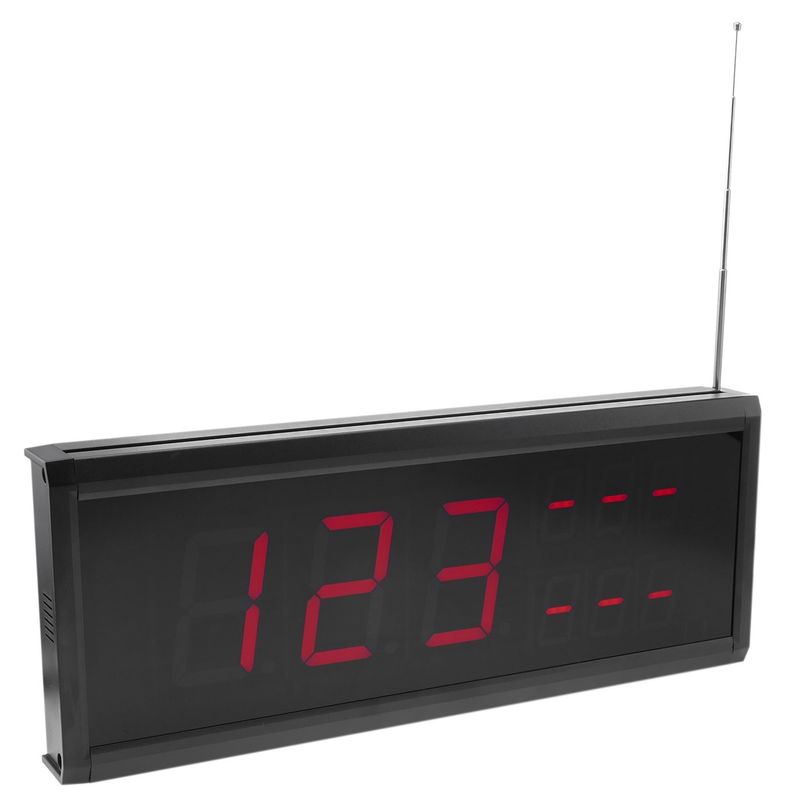 Visor LED para sistema de llamada inalámbrico 999 códigos 410x158 mm 3 números para restaurante - QI01500 - 01