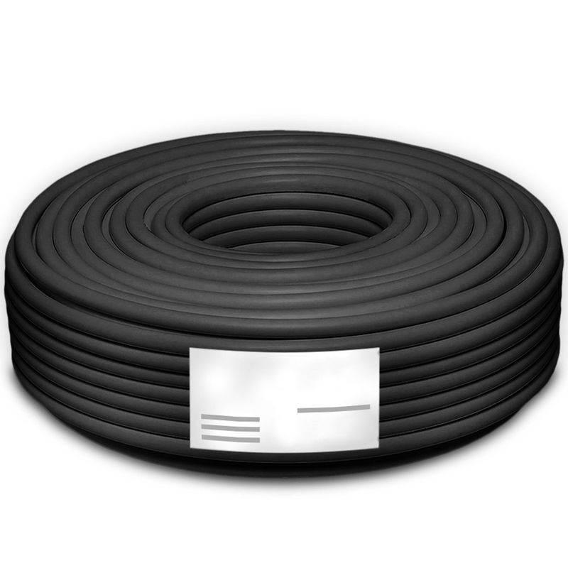 Bobina de cable de red ethernet para exterior Cat.6a S/FTP de 100 m de color negro - RU07300 - 01