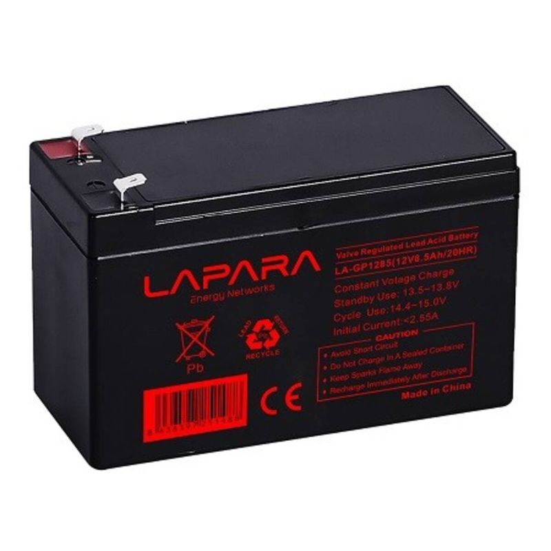 Batería 12V 8.5Ah sellada Lapara - LA-GP1285 - 01