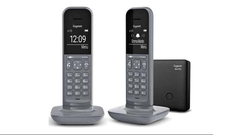 Teléfono inalámbrico Gigaset CL390 Gris/Negro - TLF 390 - 01